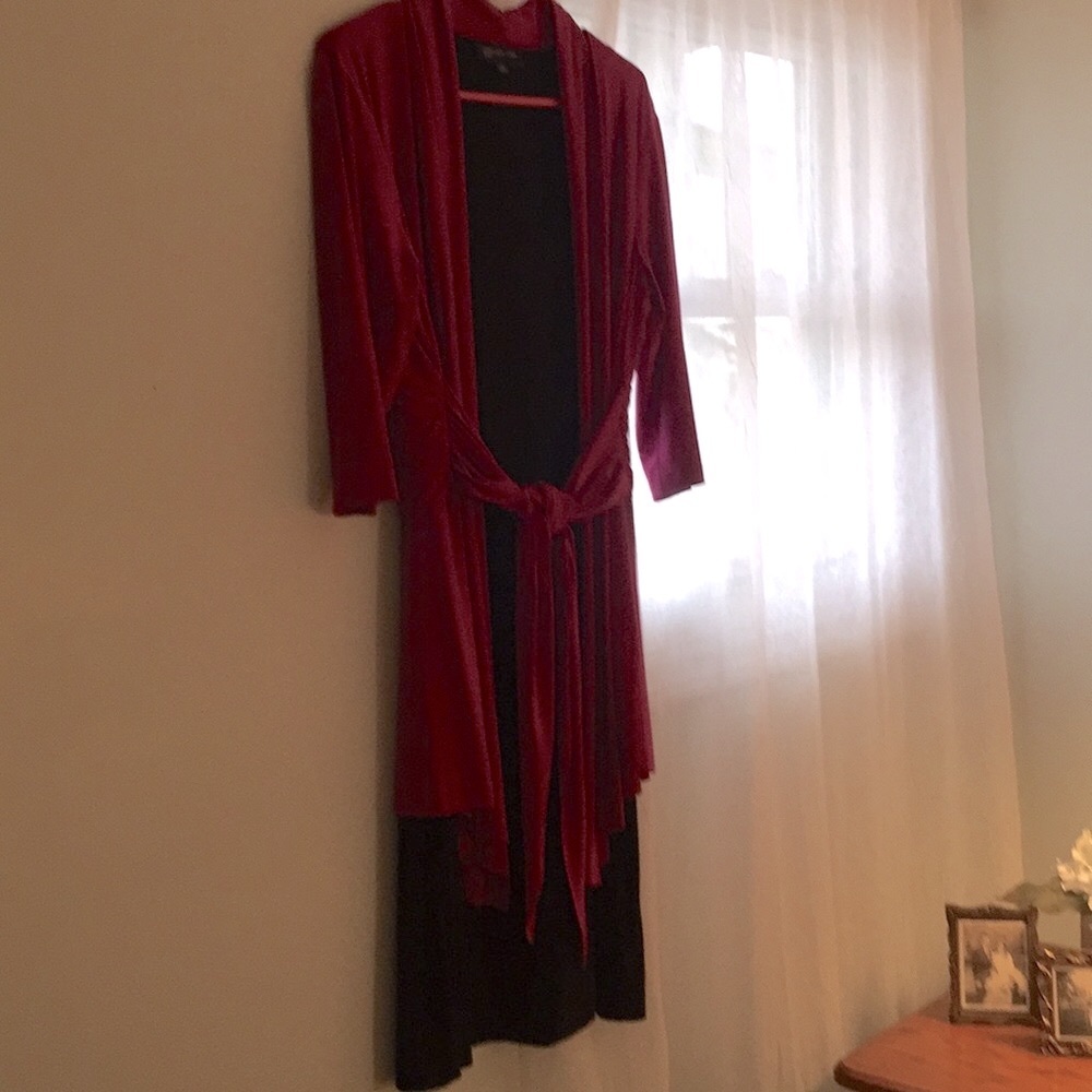 Layered two toned dress